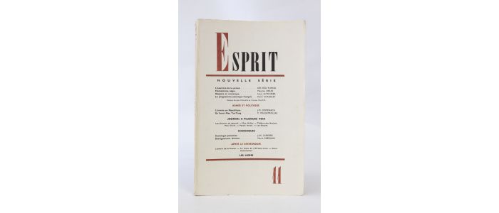 COLLECTIF : Esprit. Nouvelle série N°267 de la 26ème année - Prima edizione - Edition-Originale.com