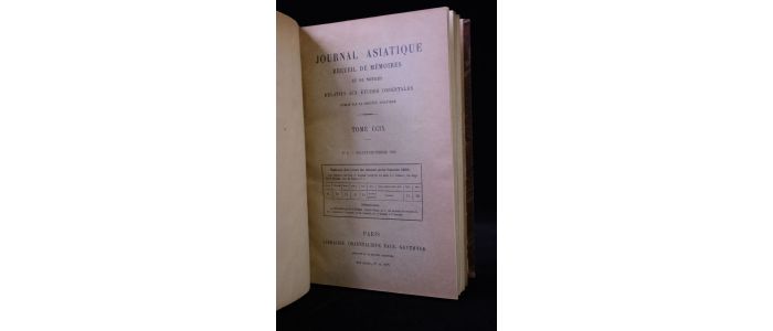 COLLECTIF : Journal asiatique  - Prima edizione - Edition-Originale.com
