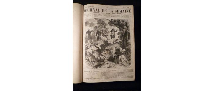 COLLECTIF : Journal de la semaine, du n°1 du 7 avril 1859 au n°92 du 3 janvier 1861 - Prima edizione - Edition-Originale.com