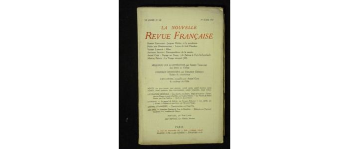 COLLECTIF : La nouvelle revue française N°162 de la quatorzième année - Edition Originale - Edition-Originale.com