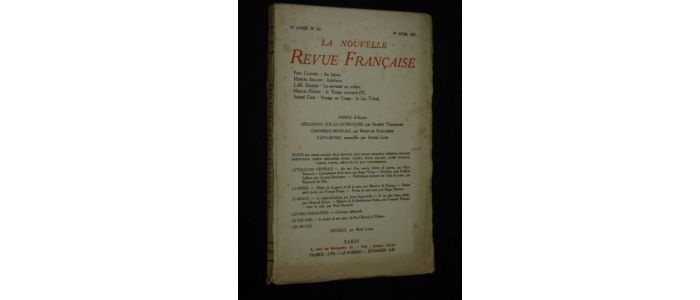 COLLECTIF : La nouvelle revue française N°163 de la quatorzième année - First edition - Edition-Originale.com