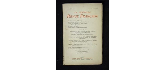 COLLECTIF : La nouvelle revue française N°166 de la quatorzième année - First edition - Edition-Originale.com
