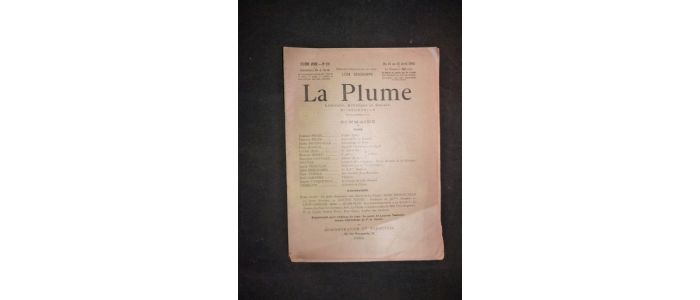 COLLECTIF : La Plume N°120 de la 6ème année - Erste Ausgabe - Edition-Originale.com
