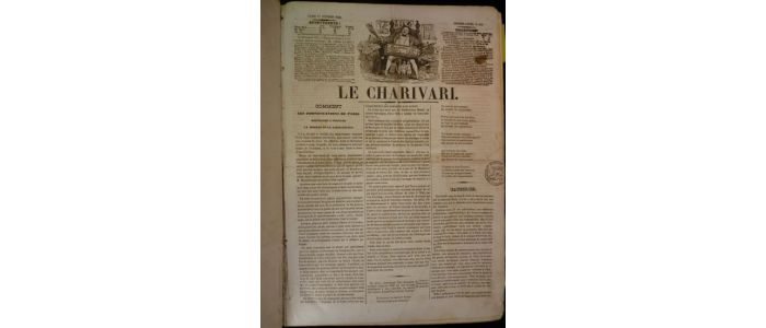 COLLECTIF : Le Charivari, du n°290 du lundi 17 octobre 1842 au n°365 du samedi 31 décembre 1842. [Ensemble] Le Charivari, du n°1 du 1er janvier 1843 au n°104 du 14 avril 1843 - First edition - Edition-Originale.com