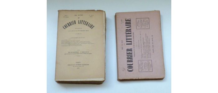 COLLECTIF : Le Courrier Littéraire. 1876-1877 - Prima edizione - Edition-Originale.com