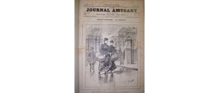 COLLECTIF : Le Journal amusant hebdomadaire illustré. Année complète 1891 du n°1792 du 3 janvier 1891 au n°1843 du 26 décembre 1891 - Edition Originale - Edition-Originale.com