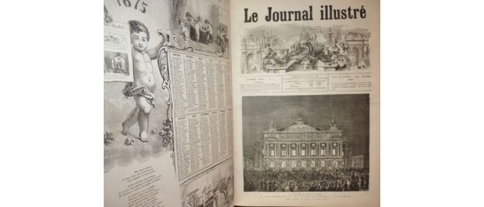 COLLECTIF : Le Journal illustré, douzième année complète (1875), du n°1 du 3 janvier 1875 au n°52 du 26 décembre 1875, soit 52 numéros - Prima edizione - Edition-Originale.com