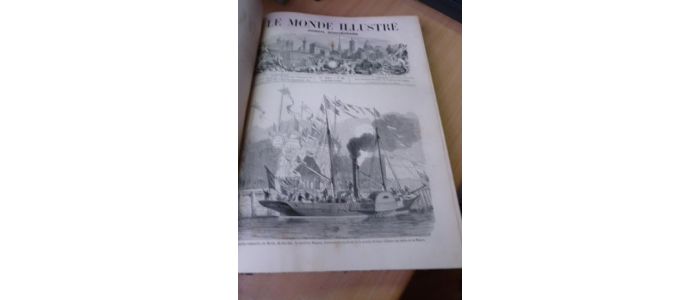 COLLECTIF : Le Monde illustré, journal hebdomadaire. Tome III, second semestre complet 1858. Du n°64 du 3 juillet 1858 au n°89 du 25 décembre 1858 - First edition - Edition-Originale.com