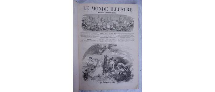 COLLECTIF : Le Monde illustré, journal hebdomadaire. Tome VI, premier semestre complet 1860. Du n°145 du 7 janvier 1860 au n°168 du 30 juin 1860 - Edition Originale - Edition-Originale.com