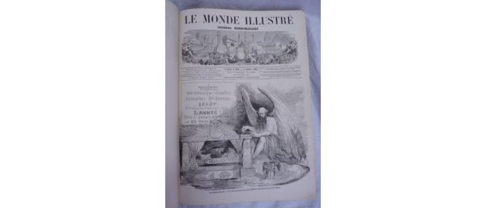 COLLECTIF : Le Monde illustré, journal hebdomadaire. Tome XVI, premier semestre complet 1865. Du n°404 du 7 janvier 1865 au n°428 du 24 juin 1865.  - Edition Originale - Edition-Originale.com