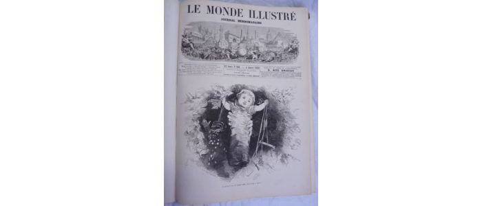 COLLECTIF : Le Monde illustré, journal hebdomadaire. Tome XXII, premier semestre complet 1868. Du n°560 du 4 janvier 1868 au n°585 du 27 juin 1868 - Prima edizione - Edition-Originale.com