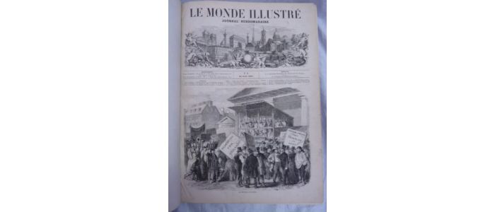 COLLECTIF : Le Monde illustré, journal hebdomadaire. Tome XXVI,  premier semestre complet 1870. Du n°664 du 1er janvier 1870 au n°688 du 18 juin 1870 - First edition - Edition-Originale.com