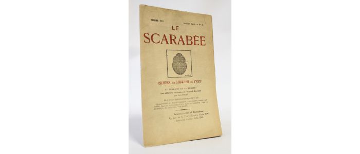 COLLECTIF : Le scarabée. Cahier de lettres et d'art. N°15, deuxième année - Erste Ausgabe - Edition-Originale.com