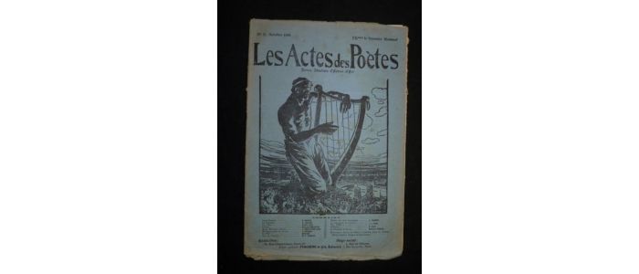 COLLECTIF : Les actes des poètes N°11, revue idéaliste d'action d'art - Edition Originale - Edition-Originale.com