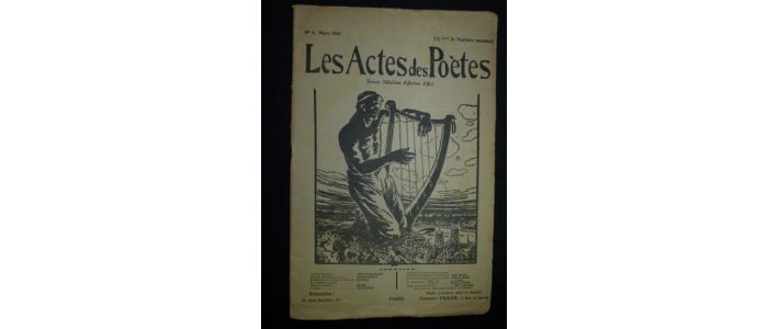COLLECTIF : Les actes des poètes N°4, revue idéaliste d'action d'art - Edition Originale - Edition-Originale.com