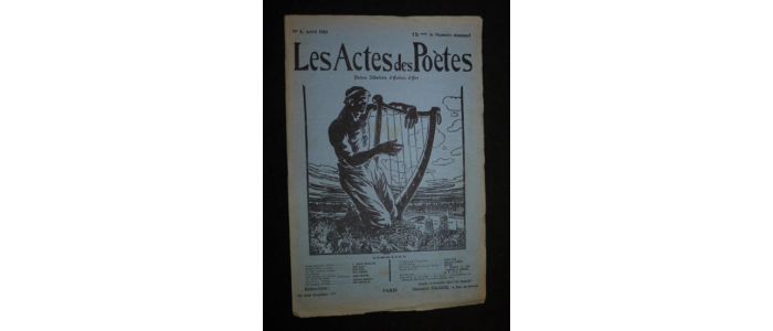 COLLECTIF : Les actes des poètes N°5, revue idéaliste d'action d'art - Erste Ausgabe - Edition-Originale.com