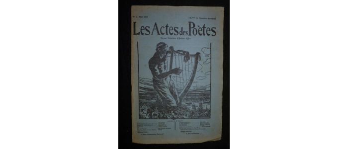 COLLECTIF : Les actes des poètes N°6, revue idéaliste d'action d'art - Edition Originale - Edition-Originale.com