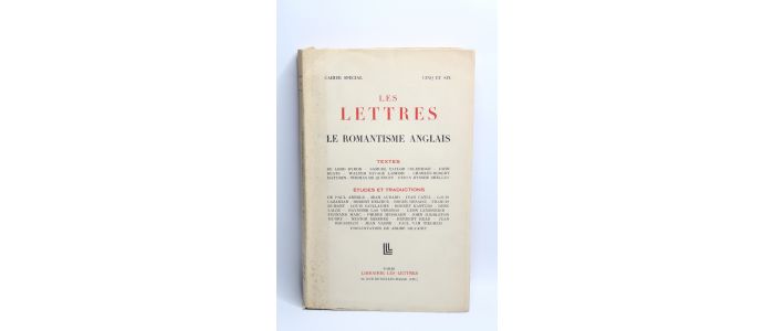 COLLECTIF : Les lettres N°5 & 6 de 1946 : Le romantisme anglais - Prima edizione - Edition-Originale.com