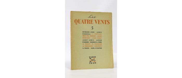 COLLECTIF : Les quatre vents N°5 - Edition Originale - Edition-Originale.com