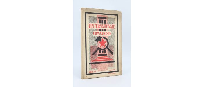 COLLECTIF : L'Internationale communiste N°19-20 de Mars 1930 - Organe trimensuel du comité exécutif de l'internationale communiste - Erste Ausgabe - Edition-Originale.com