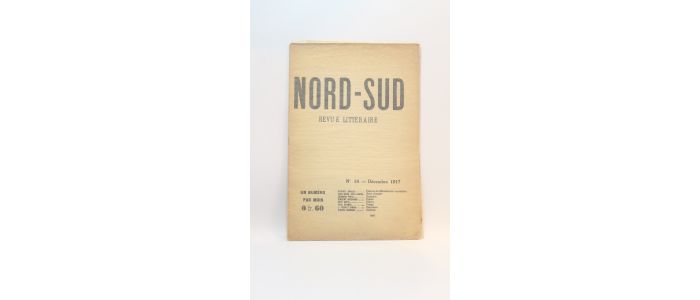 COLLECTIF : Nord-Sud N°10 - Erste Ausgabe - Edition-Originale.com