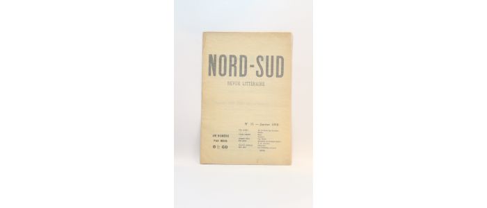 COLLECTIF : Nord-Sud N°11 - Prima edizione - Edition-Originale.com