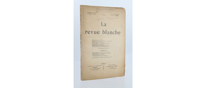 COLLECTIF : Revue blanche La N°59 de la sixième année - First edition - Edition-Originale.com