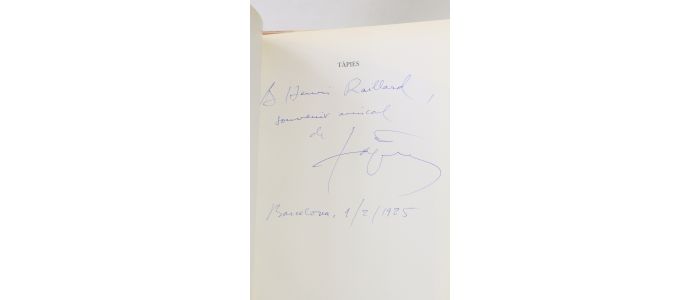 COLLECTIF : Tapies. Pinturas y dibujos 1984 - Libro autografato, Prima edizione - Edition-Originale.com