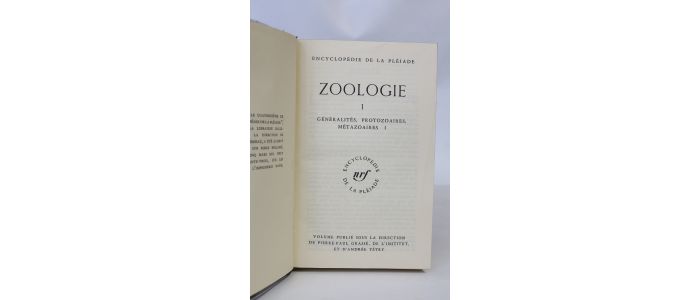 COLLECTIF : Zoologie, Tome 1 - Prima edizione - Edition-Originale.com