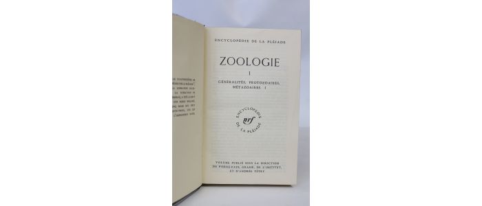 COLLECTIF : Zoologie, Tome 1 - First edition - Edition-Originale.com