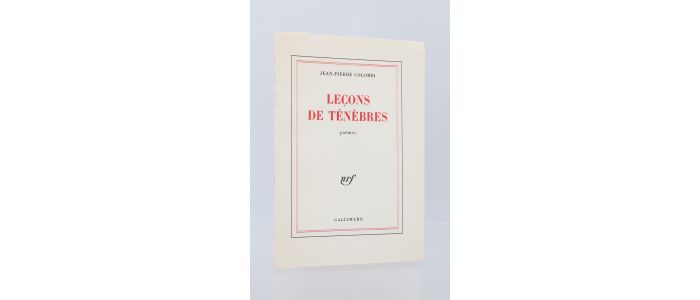 COLOMBI : Leçons de ténèbres - Edition Originale - Edition-Originale.com