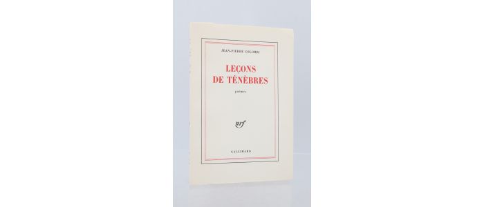 COLOMBI : Leçons de ténèbres - First edition - Edition-Originale.com