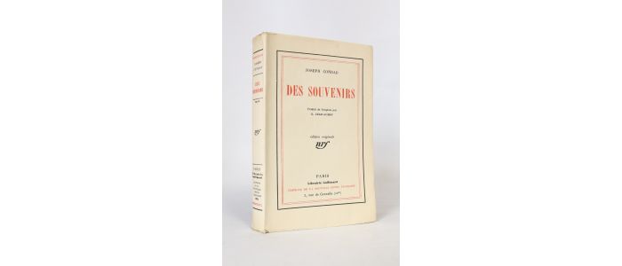 CONRAD : Des souvenirs - Erste Ausgabe - Edition-Originale.com