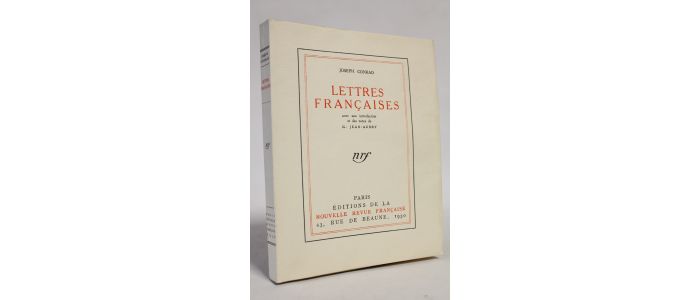 CONRAD : Lettres françaises - Erste Ausgabe - Edition-Originale.com