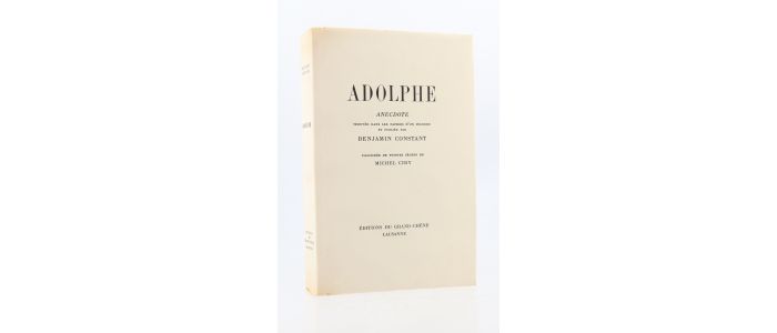 CONSTANT : Adolphe - Edition-Originale.com