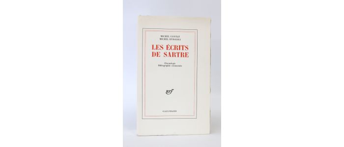 CONTAT : Les écrits de Sartre. Chronologie. Bibliographie commentée - Erste Ausgabe - Edition-Originale.com