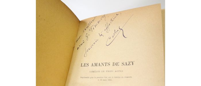 COOLUS : Les amants de Sazy - Signed book, First edition - Edition-Originale.com