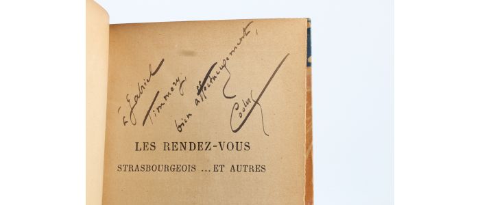 COOLUS : Les rendez-vous strasbourgeois... et autres - Signiert, Erste Ausgabe - Edition-Originale.com