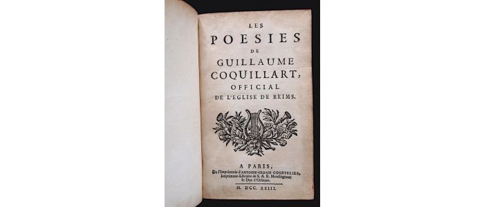 COQUILLART : Les poesies de Guillaume Coquillart - Edition-Originale.com