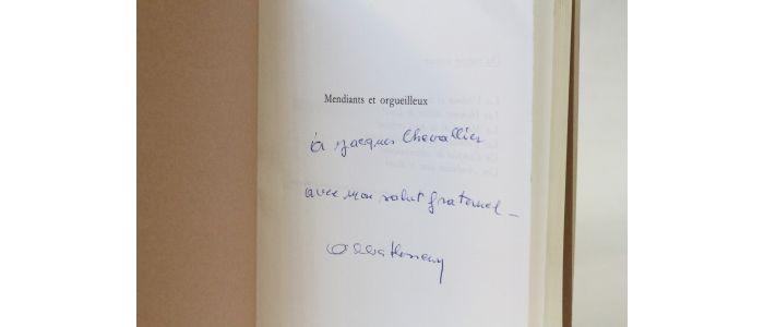 COSSERY : Mendiants et orgueilleux - Signed book - Edition-Originale.com