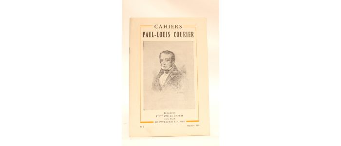 COURIER : Cahiers Paul-Louis Courier N°2 - Prima edizione - Edition-Originale.com