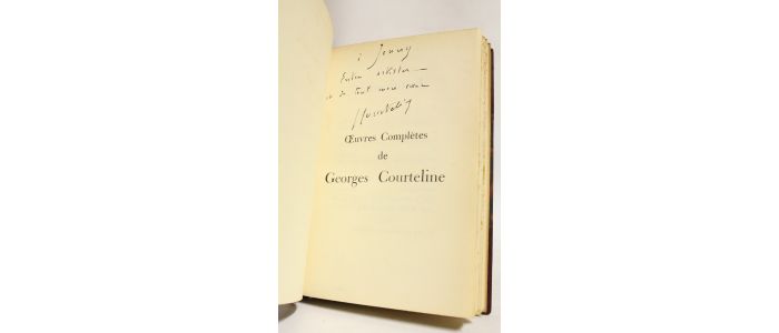 COURTELINE : Les Linottes suivies de Tante Henriette (nouvelle inédite) - Libro autografato - Edition-Originale.com