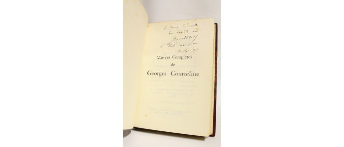COURTELINE : Théâtre V - Autographe - Edition-Originale.com
