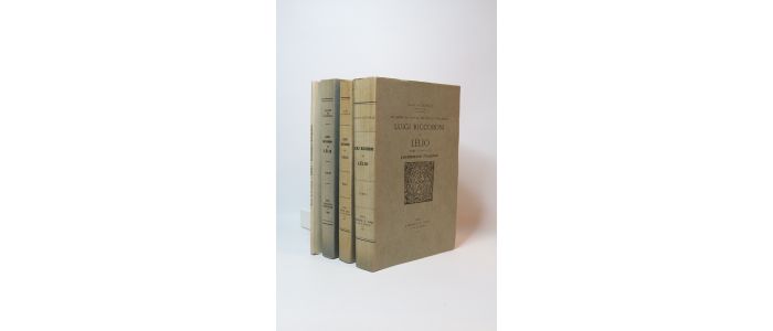 COURVILLE : Un apôtre de l'art du théâtre au XVIIIe siècle : Luigi Riccoboni dit Lélio - Un apôtre de l'art du théâtre au XVIIIe siècle : Luigi Riccoboni dit Lélio. Introduction et bibliographie - Libro autografato, Prima edizione - Edition-Originale.com