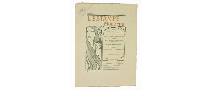 Couverture de L'Estampe Moderne n°11 mars 1898 - First edition - Edition-Originale.com