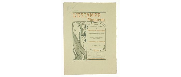 Couverture de L'Estampe Moderne n°12 avril 1898 - Prima edizione - Edition-Originale.com