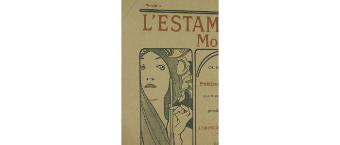 Couverture de L'Estampe Moderne n°13 mai 1898 - Prima edizione - Edition-Originale.com