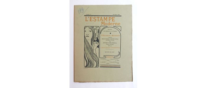 Couverture de L'Estampe Moderne n°19 novembre 1898 - Prima edizione - Edition-Originale.com
