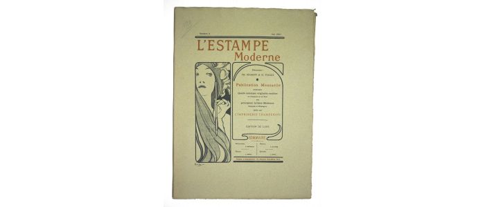 Couverture de L'Estampe Moderne n°2 juin 1897 - Erste Ausgabe - Edition-Originale.com