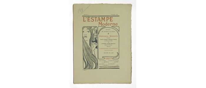 Couverture de L'Estampe Moderne n°8 décembre 1897 - Erste Ausgabe - Edition-Originale.com